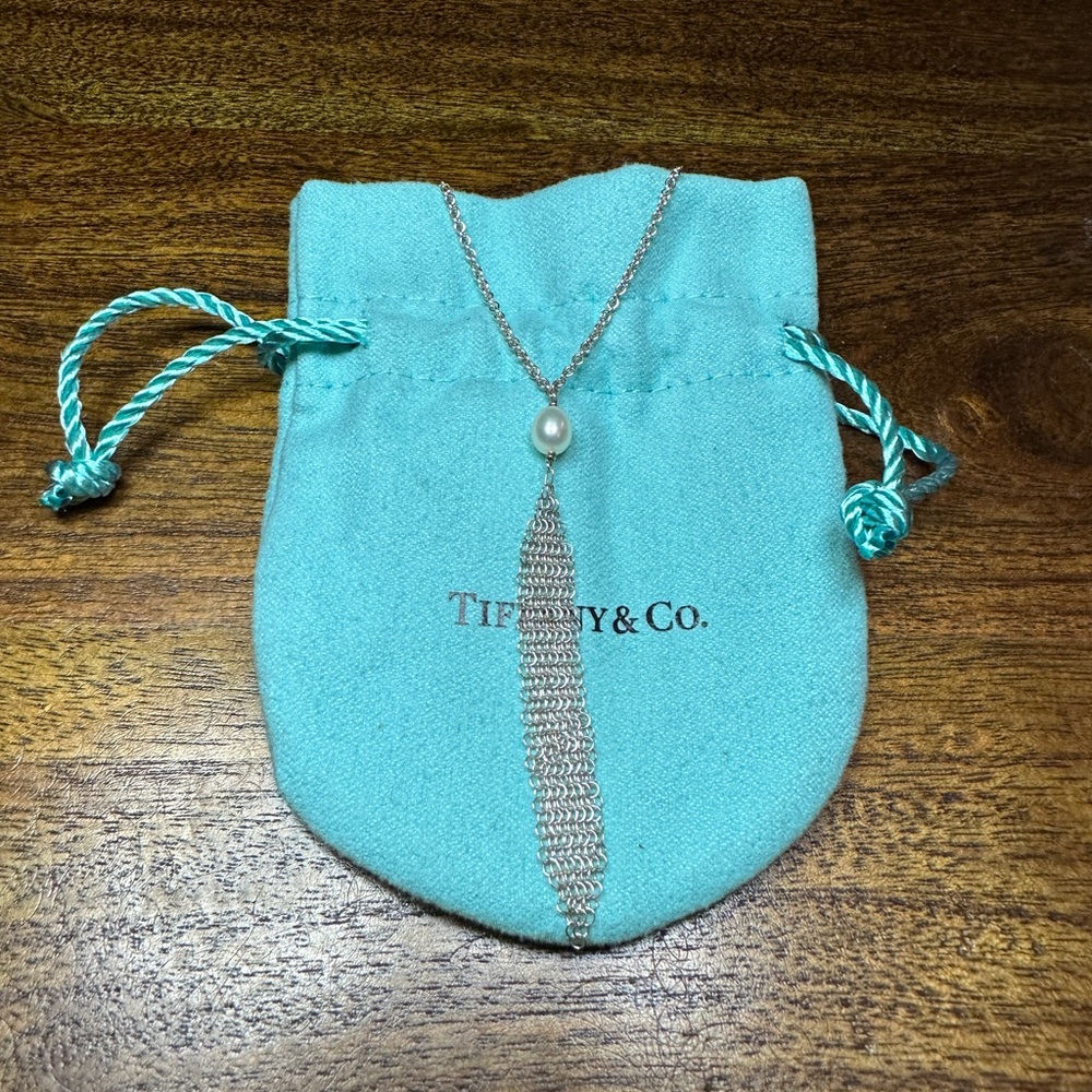 Tiffany & Co. Mesh Tassel Pendant by Elsa Peretti
